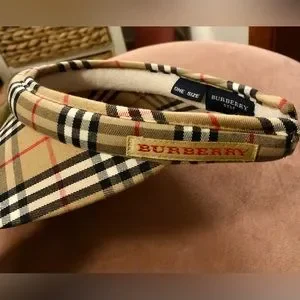Vintage Burberrys  Plaid Golf/sun Visor Burberry | Accessories | Vintage Burberry Nova Check Golf  main image 3